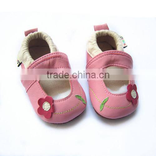 lovely butterfly genuine leather hard sole baby shoes,baby walking shoes,baby mary jane shoes