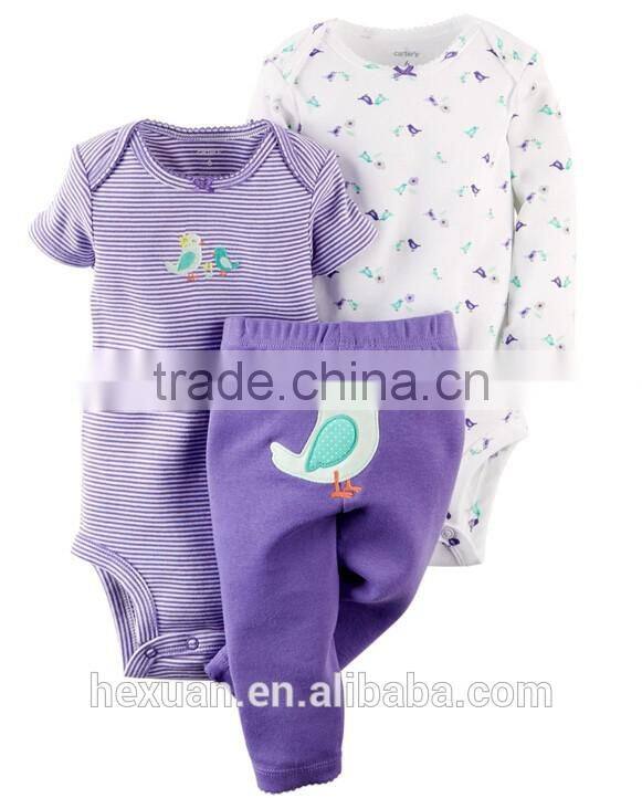 100% cotton organic cotton baby rompers wholesale baby clothes