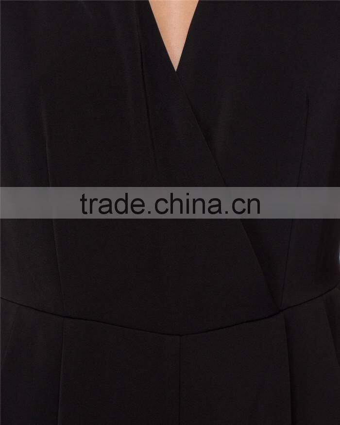 2015 spring summer high quality fashion chiffon jumpsuit shorts