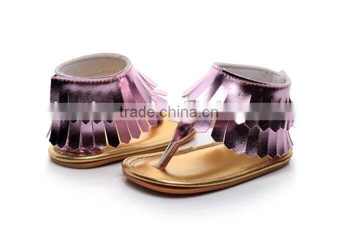 Kids Crib Bebe Fringed Moccasins, baby summer sandals, fashion shoes for baby