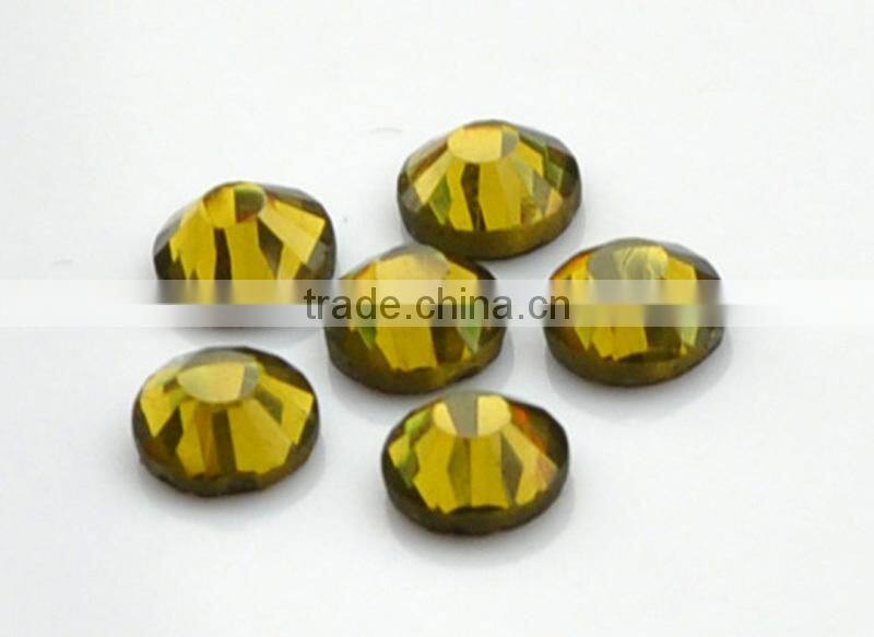crystal glass hot fix rhinestone shiny DIY Accessories