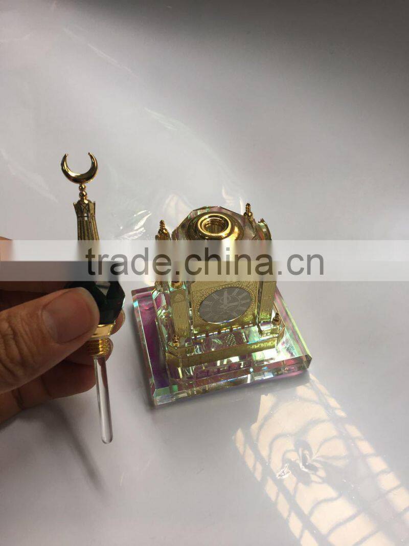 CUSTOMIZED MIDDLE EAST ARAB CRYSTAL SANTIAGO CALATRAVA 'S TOWER BUILDING MOLDE FOR DUBAI SOUVINER GIFT