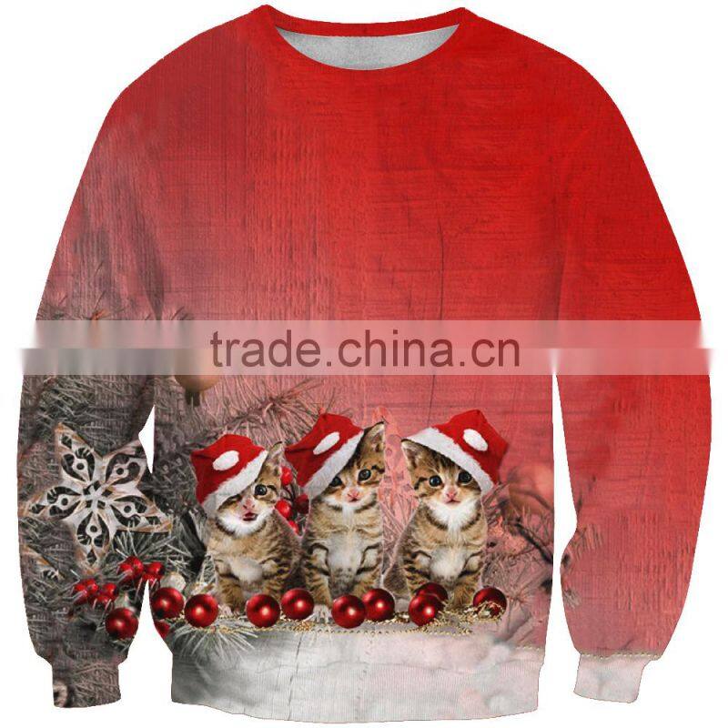 deer snowmen Christmas unisex 3D printed sweatshirts/blue na plus size 3d fashioable Christmas printed hoodies without hood