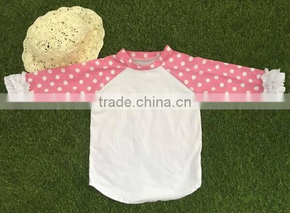 Children clothing 2016 baby latest fancy tops girls letter t-shirt online toddler girl clothes boutique wholesale remake
