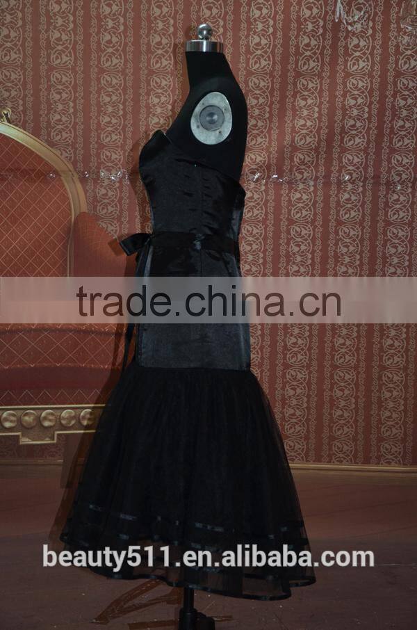 IN STOCK black Off-The-Shoulder sleeveless party dress short prom 16 dress evening dress SE03