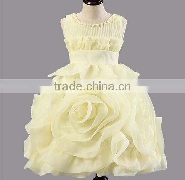 Wholesale softtextile baby girl wedding dress