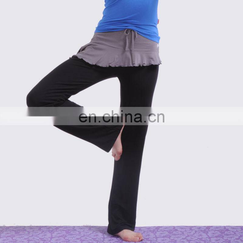 11112630 Viscose Fitness Pants with Skirt Yoga Pants