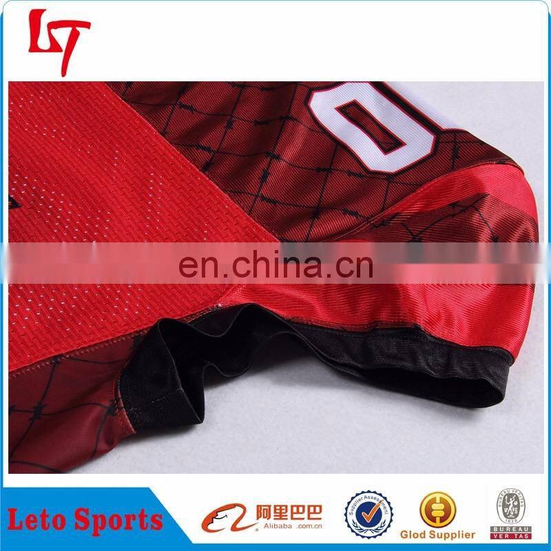 Fully Custom FOOTBALL sublimation v neck american football jersey EISHA AFJ EE 8 Red Plain Custom American Football Jerseys