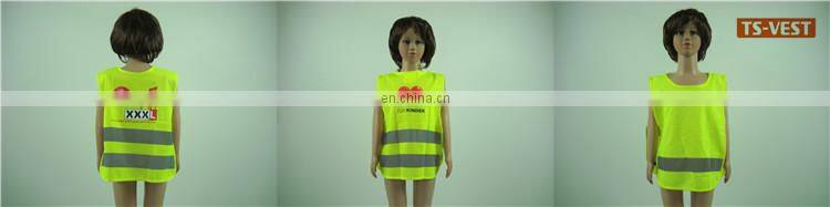 Wholesale high visibility reflective purple pink blue yellow child safety vest