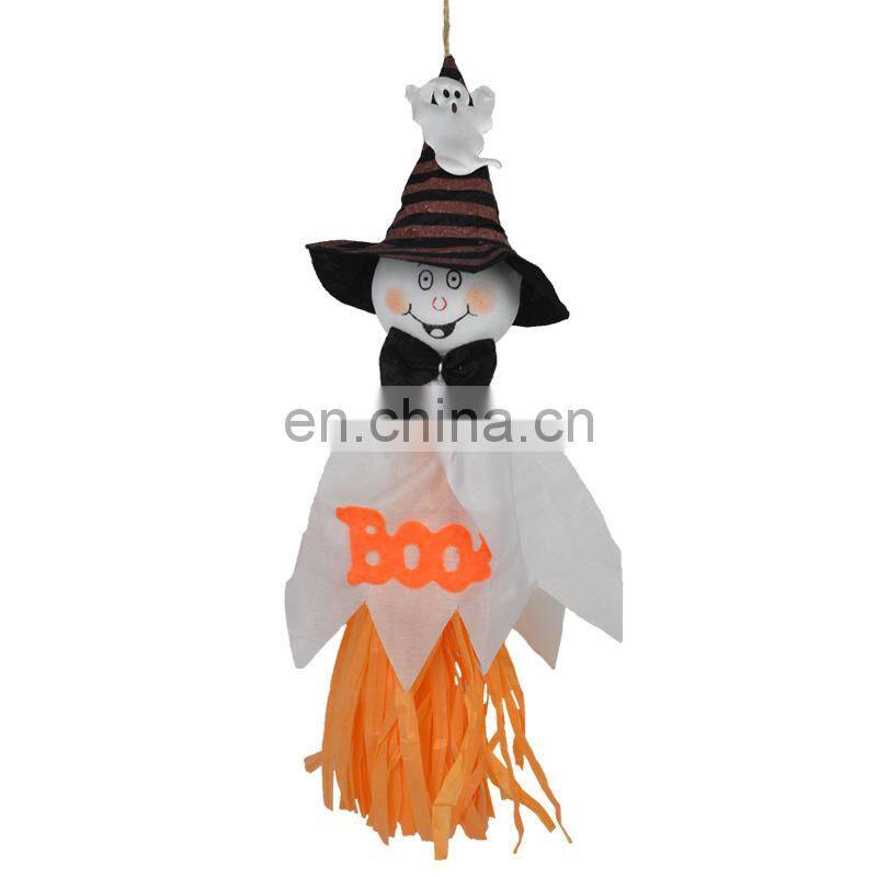 wholesale halloween decorations door hanging cheap cute straw ghost home door hanger for sale MFJ-0062