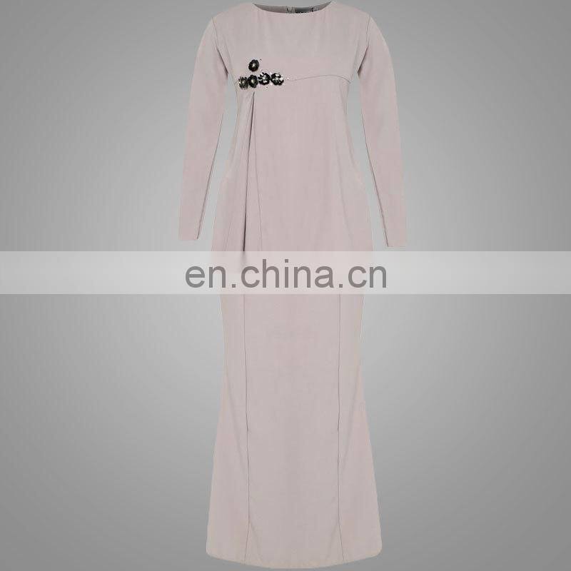 muslimah wear modern elegant fashion beading baju kurung