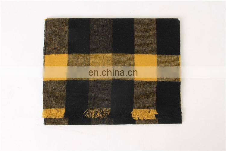 2017 best selling autumn winter 30% cashmere 70% wool shawl woolen plaid women men scarf classic tartan fringe scarf shawl