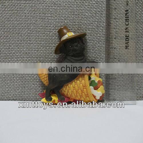 3d sourvenir dog shaped fridge magnet