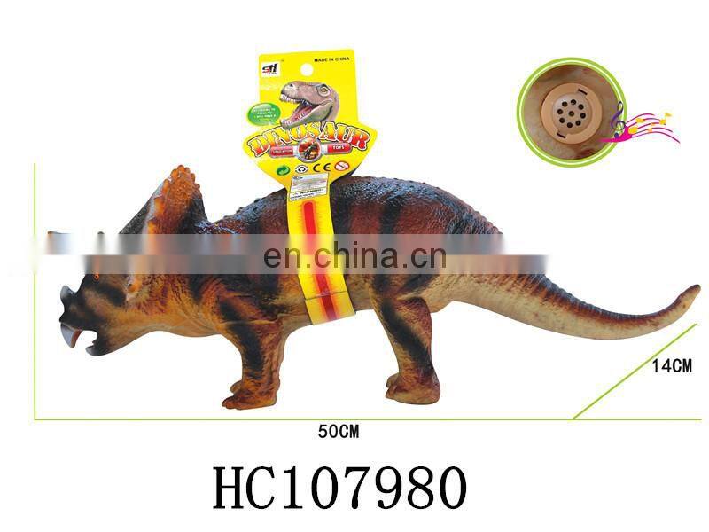 B/O Educational rubber 3D simulation dinosaur model for sale