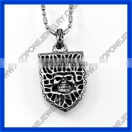 2014 Men's Special Design China Gothic angel wing cross skull pendant