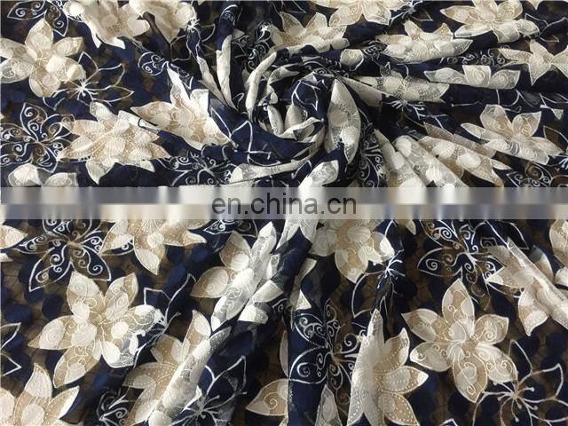 new design custom 3d lace fabric for wedding dress/ladies dress