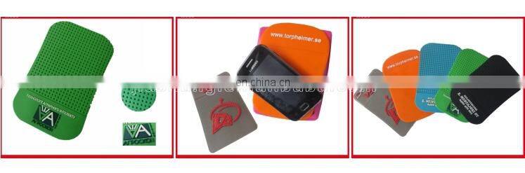 Anti-slip PU car mat for mobile phone made in China