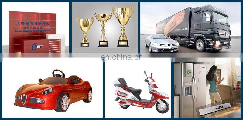 ABS Chromed Round Car Nameplate Badges Emblems, Custom Plastic Car Auto Logo Sticker