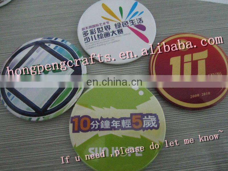 promotional Round Tinplate Badges