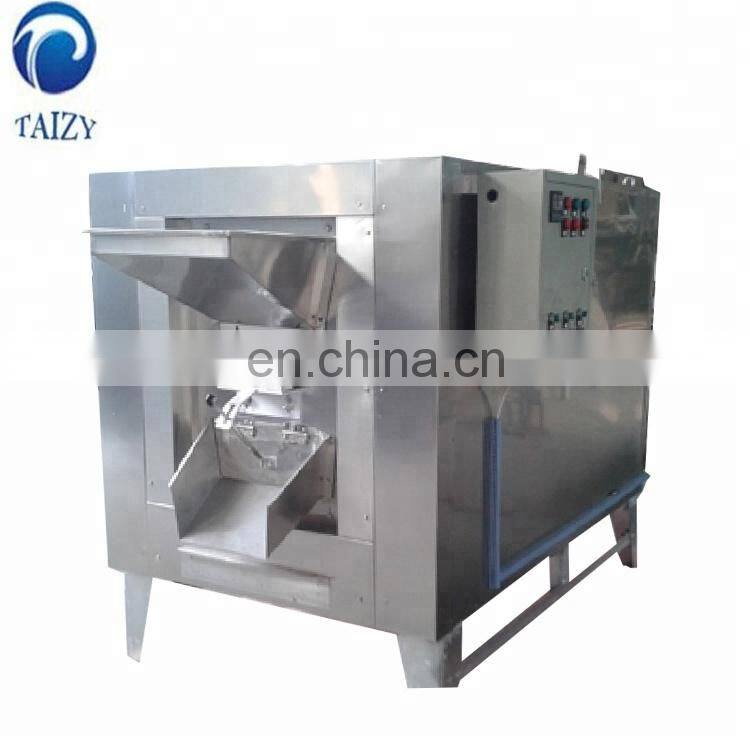 Taizy Commercial Drum Type Peanut Roaster Cashew Nut Roasting Machine Price