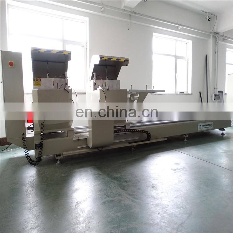 cut-off saw/Aluminum and plastic profiles clamping and cutting /Double head cutting saw for plastic profile