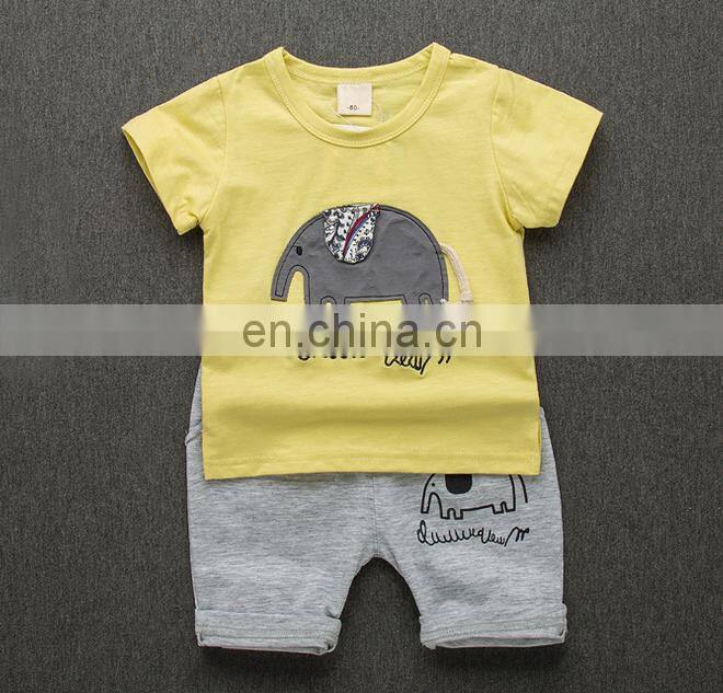 Summer Short Sleeve Clothing Set Children Baby Clothes