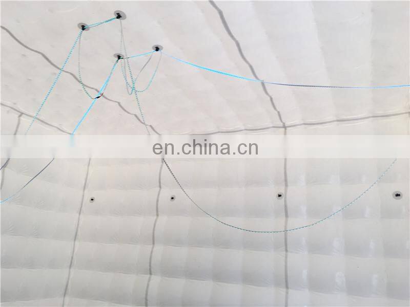 Portable White PVC Square Inflatable Tent For Media