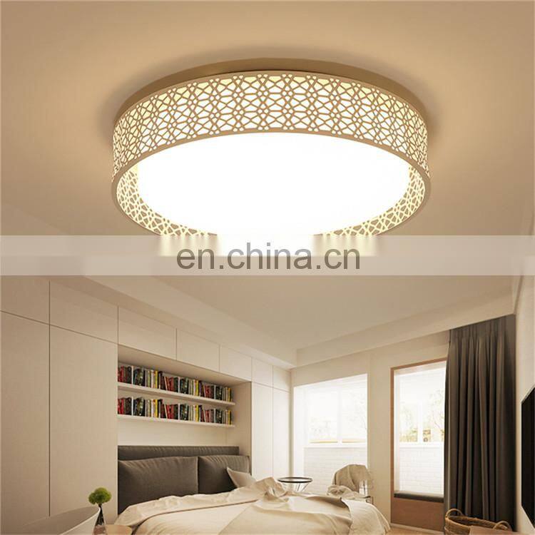 Round simple ceiling lights dimming ceiling LED lamps