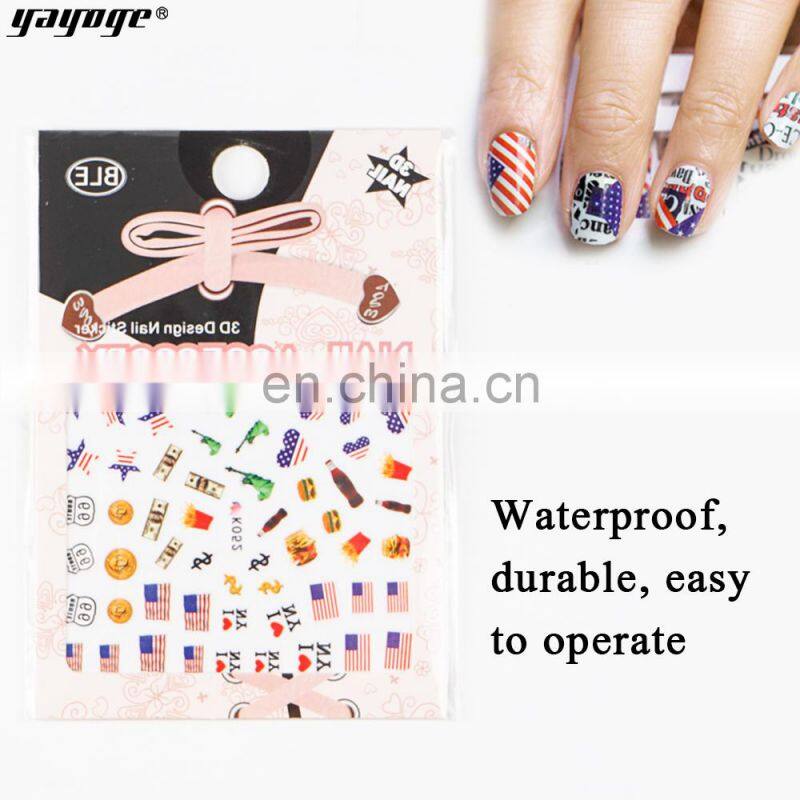 Factory Selling Nail Sticker Printing Art Design Machine Paper