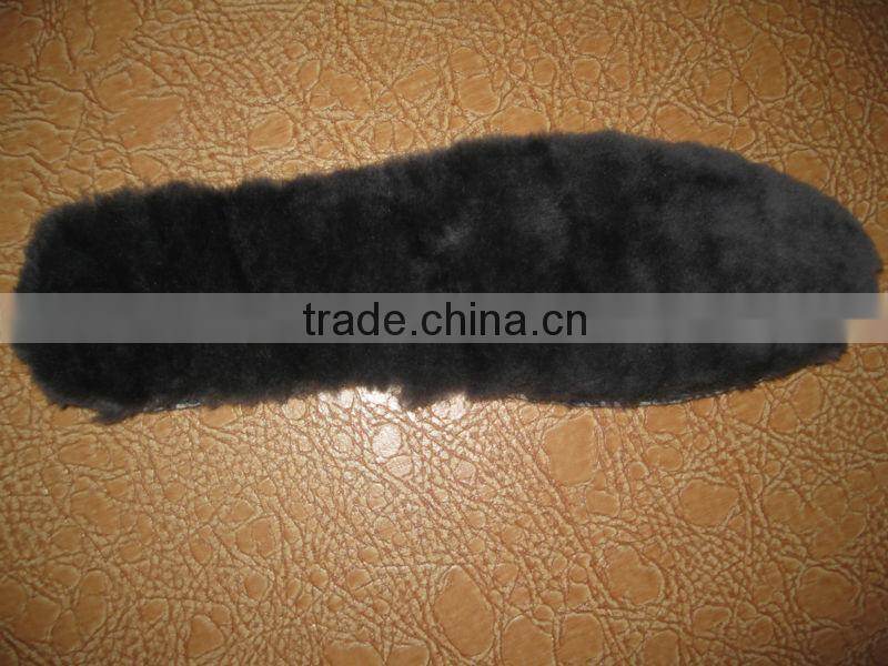 sheepskin and wool felt shoe insole/ soft leather insoles forwinter boots