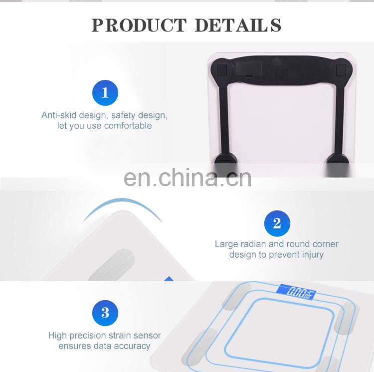 Household Bathroom Weighing Electric Body Fat Scales Wifi Smart Digital Weight Scale