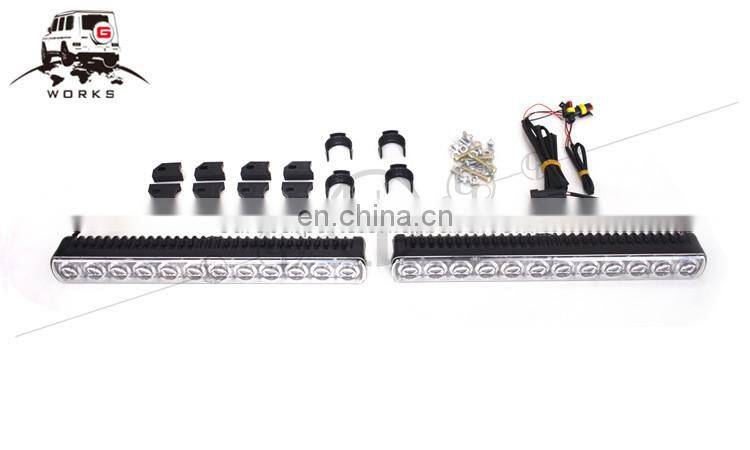 W463A front roof LED fit for G-class W463A 2018-2019year to B-style DRY carbon fiber light bar with LED