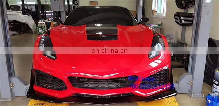 2018year C7 front bumper fit for C7 ZR1 style bodykit pp material bumper