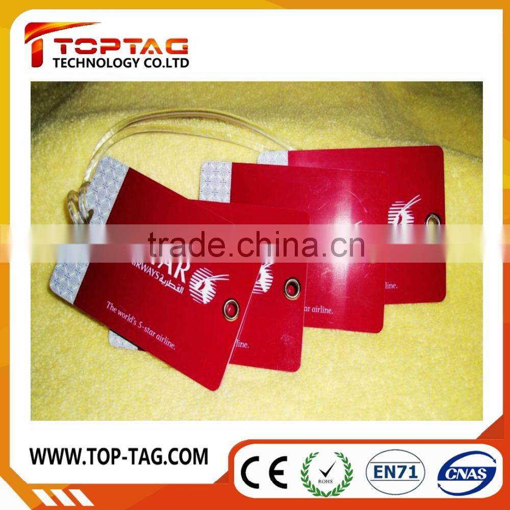 2015 eco-friendly hot sale plastic soft pvc custom luggage tag for airport