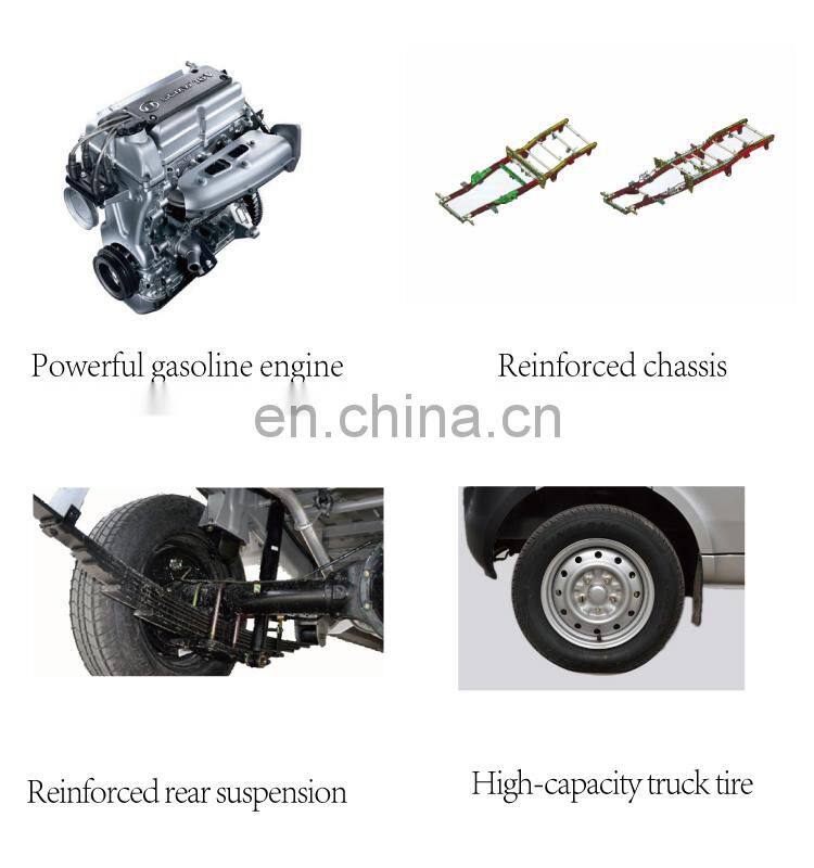 hot selling wide vision safety Double-cabin cargo truck