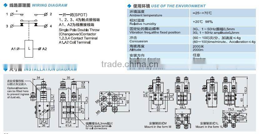 SAYOON DC CONTACTOR CZWH200A-T / ZJWH200A-T / SW195