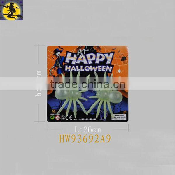 Big Black Plastic Spider for Tricking Halloween Accessary