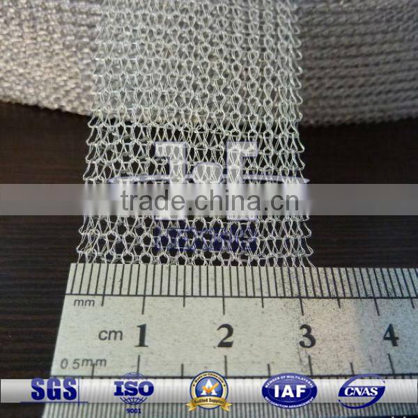 0.3mm Wire Diameter Stainless Steel Standard Type Knitted Wire Mesh