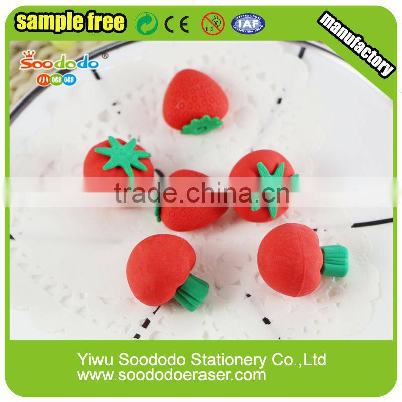 eggplant shaped eraser kids stationery set