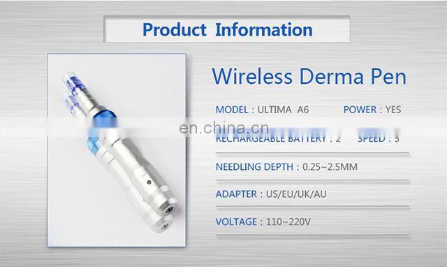 Manufacturer newest derma Dr Pen Ultima A6 Wireless Derma Pen dr pen ultima a6