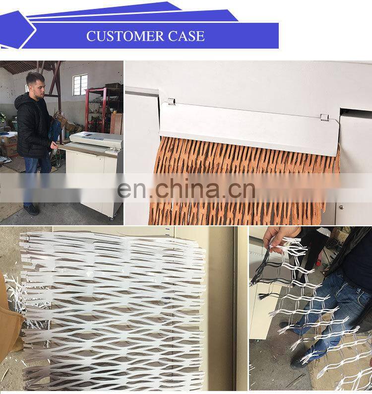 Waste corrugated cardboard carton box shredder / shredding machine
