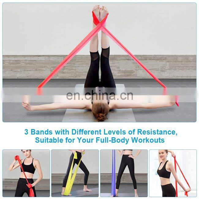 Non-Latex TPE TPR Elastic Band Resistance Bands Set