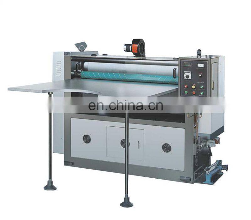 MYW1300 Manual pu book cover sheet Embossing Machine, Cardboard carton invitation card Embosser graining equipment