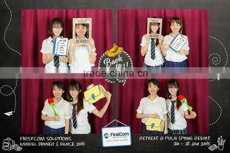 2015 new products fun photo portable photo booth for commercial advertising