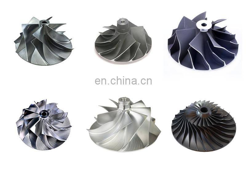 Investment casting steel turbo compressor wheel for turbocharger