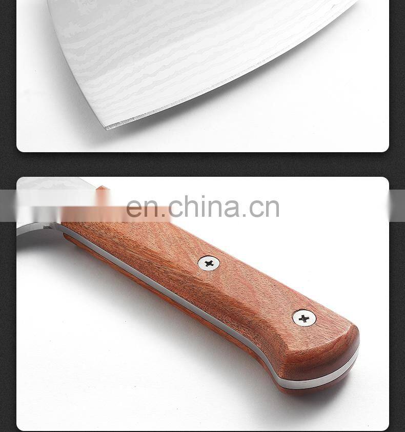 Good quality solid wood stainless steel material inflatable axe laser texture technology inflatable axe