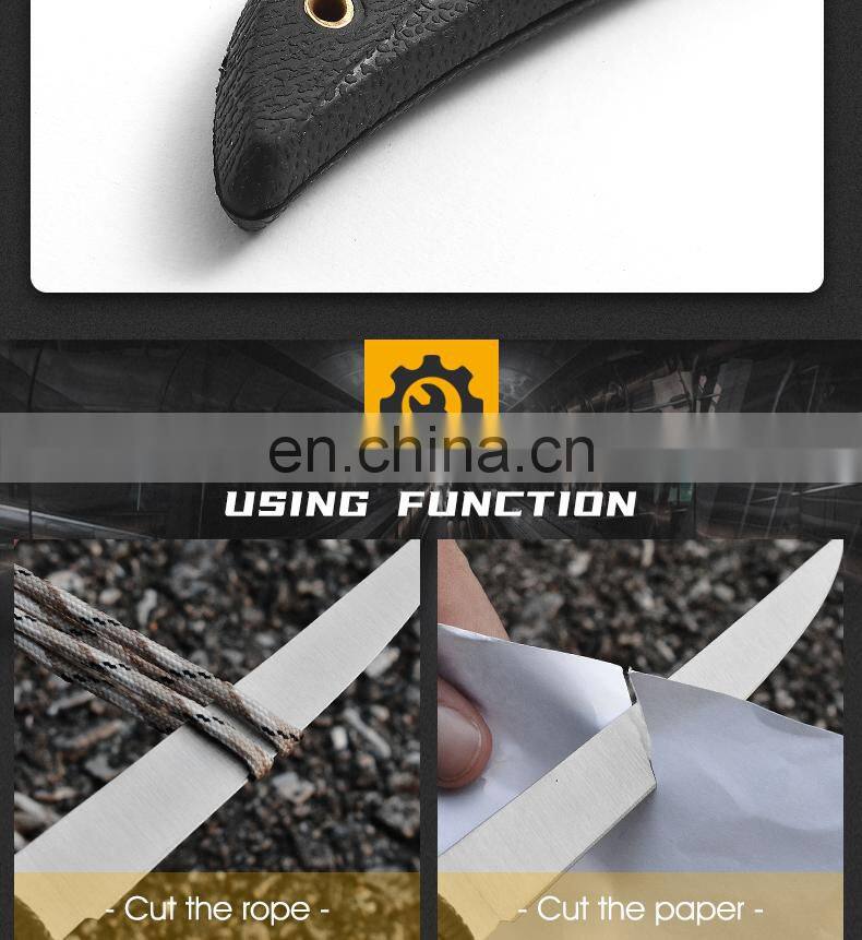 High quality black fish knife cordless fish knife fish filleting knife outdoor sports equipment in China