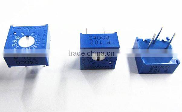 single turn 3386P 20K ohm trimmer potentiometer