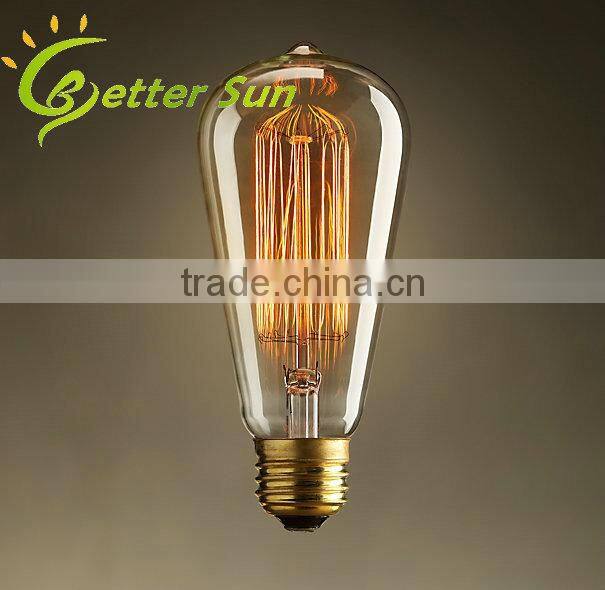 Clear Glass Shape Hanging Edison Bulb Vintage Pendant Light