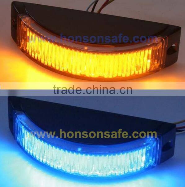 CREE Arc shape 3W LED warning lighthead 6pcs 18W HF-610